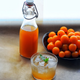 Sungold tomatoes make a delicious shrub, and great Bloody Mary mixer.